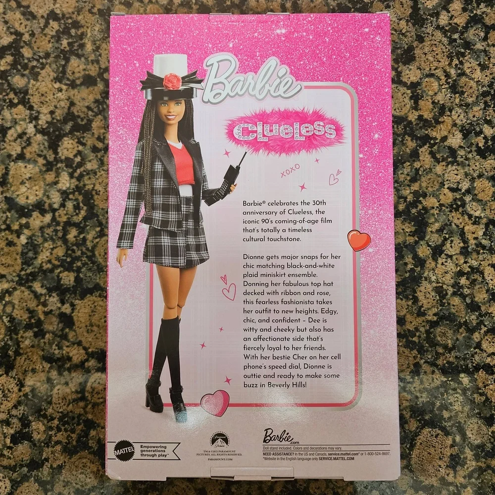 New Barbie Signature Clueless Dionne Collector Doll 30th Anniversary JBJ47 Movie